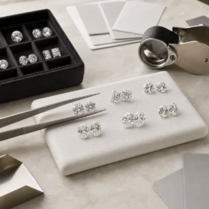 Lab-grown diamond sourcing and stone matching for custom jewelry manufacturing